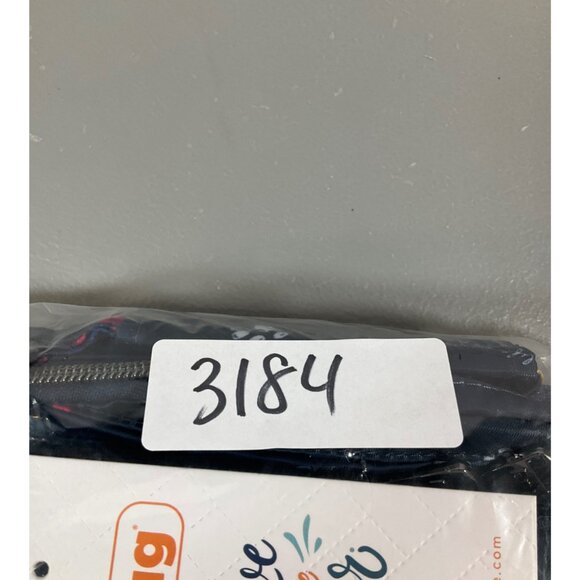 Lug Skeeter Paws Unisex Navy Polyester Crossbody Bag with Multiple Zip Compartme - Picture 6 of 6